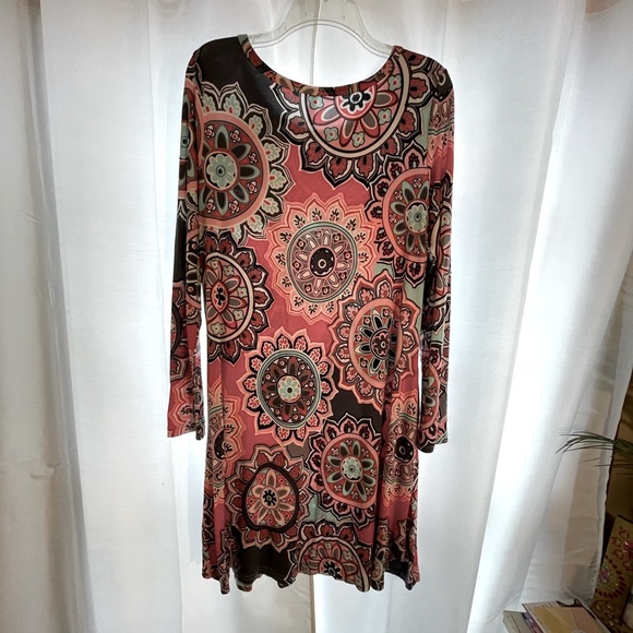 Korsis brand fun multicolor dress size L - Picture 6 of 9